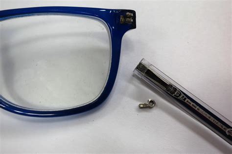 repair spring hinge on eyeglasses.